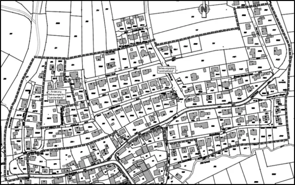 Umgriff Geltungsbereich "Lerchenberg" inkl. 1. Änderung